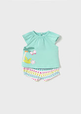 Conjunto Shorts Sirenas Mayoral azul
